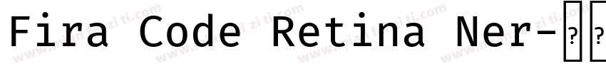 Fira Code Retina Ner字体转换